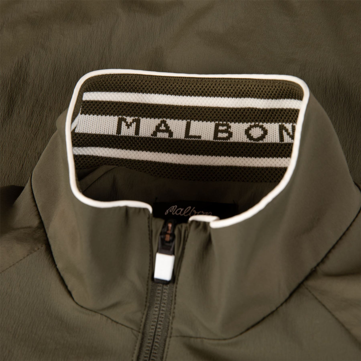Malbon Golf Riva Nylon Jacket Cypress Green | TRENDYGOLF USA