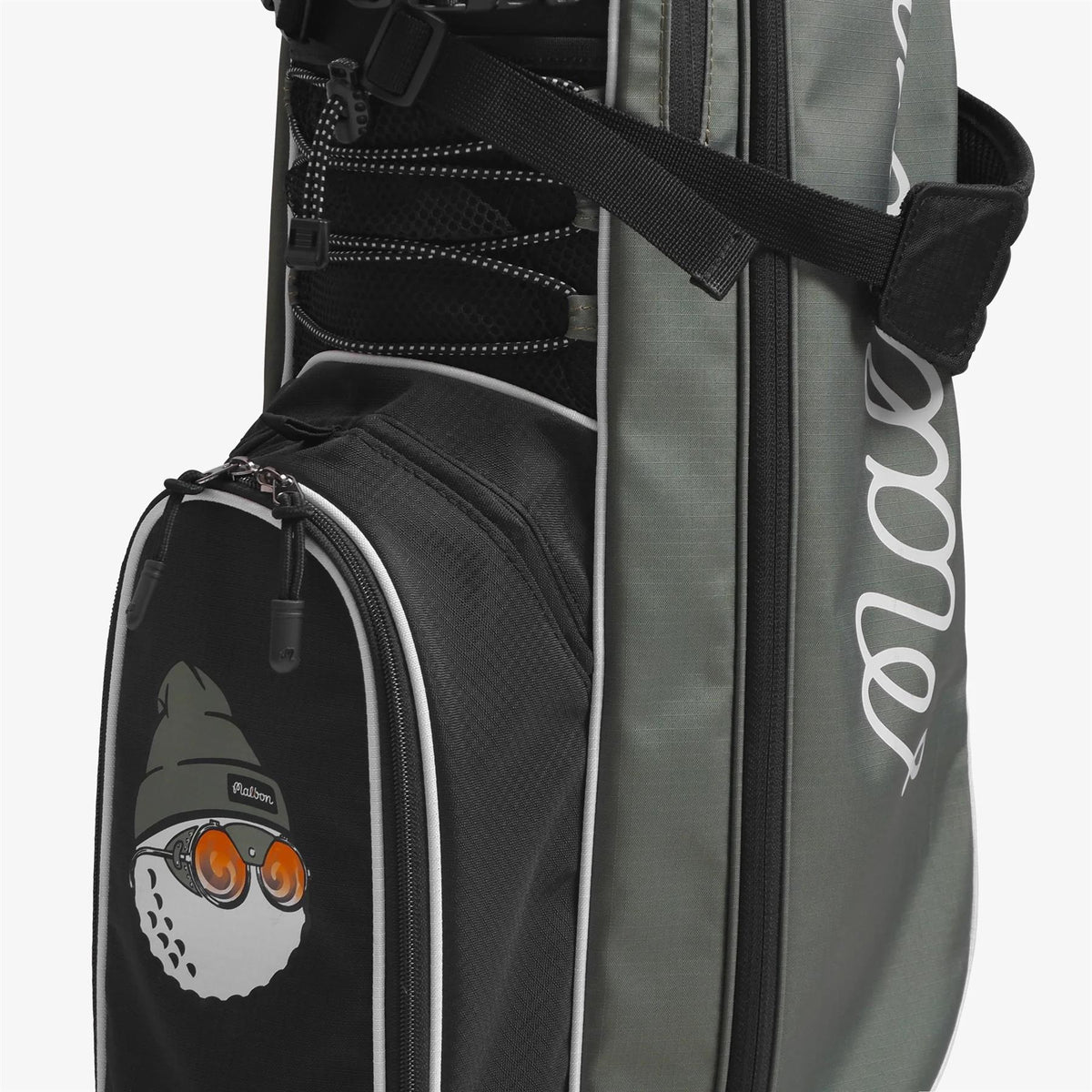 Malbon Golf Expedition Walking Bag Conifer/Sandstone/Black