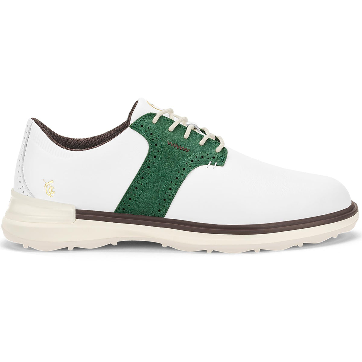 Puma X Quiet Golf Avant Puma White-Deep Forest-Lime Pow