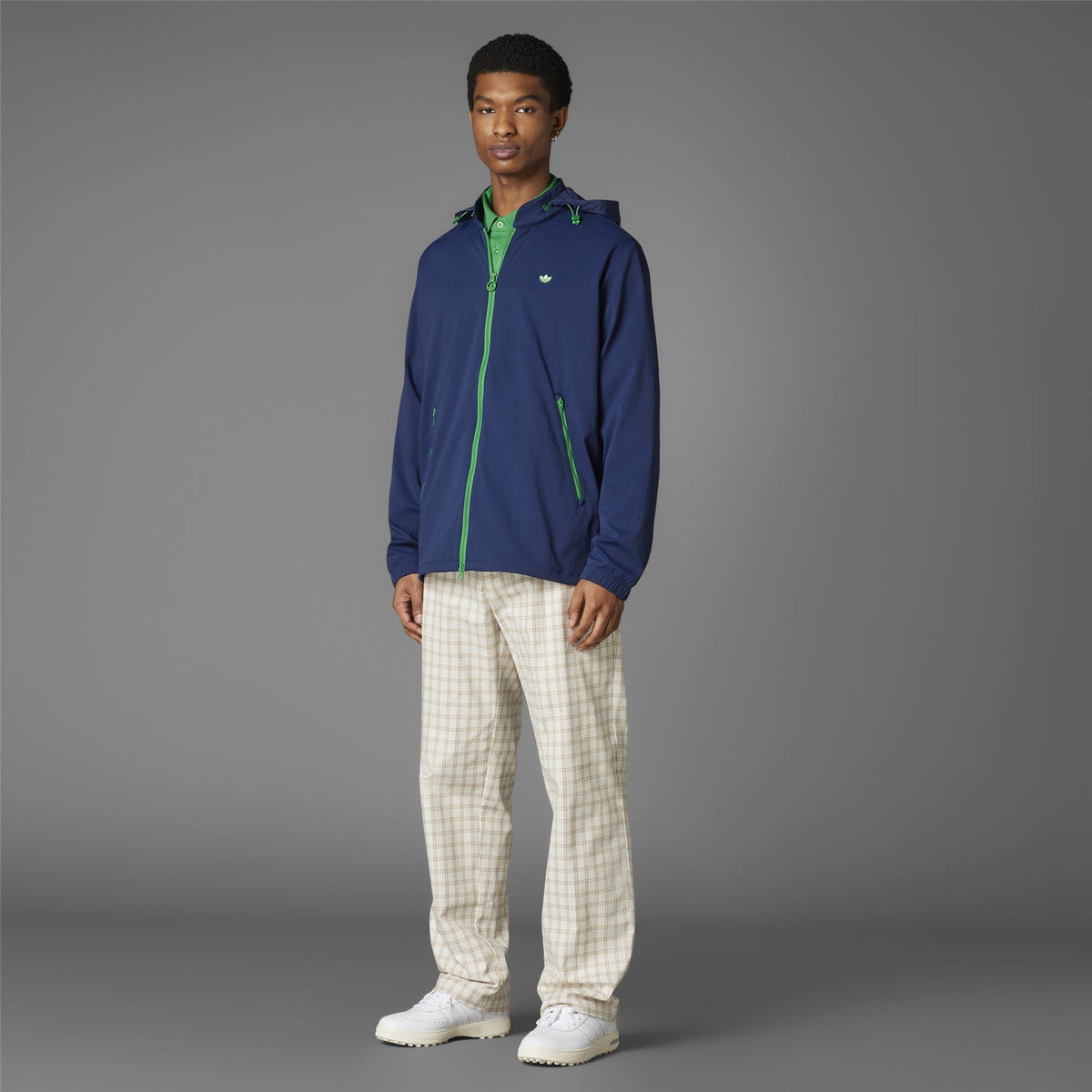 adidas Golf Originals Convertible Hooded Jacket Night Indigo