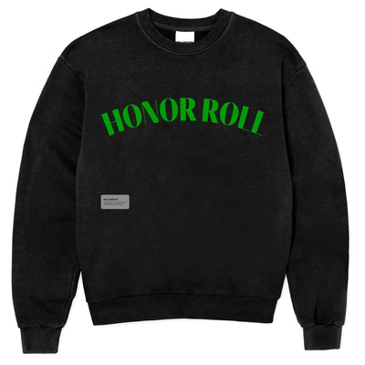 Honor Roll Crew Sweater Black - SS24