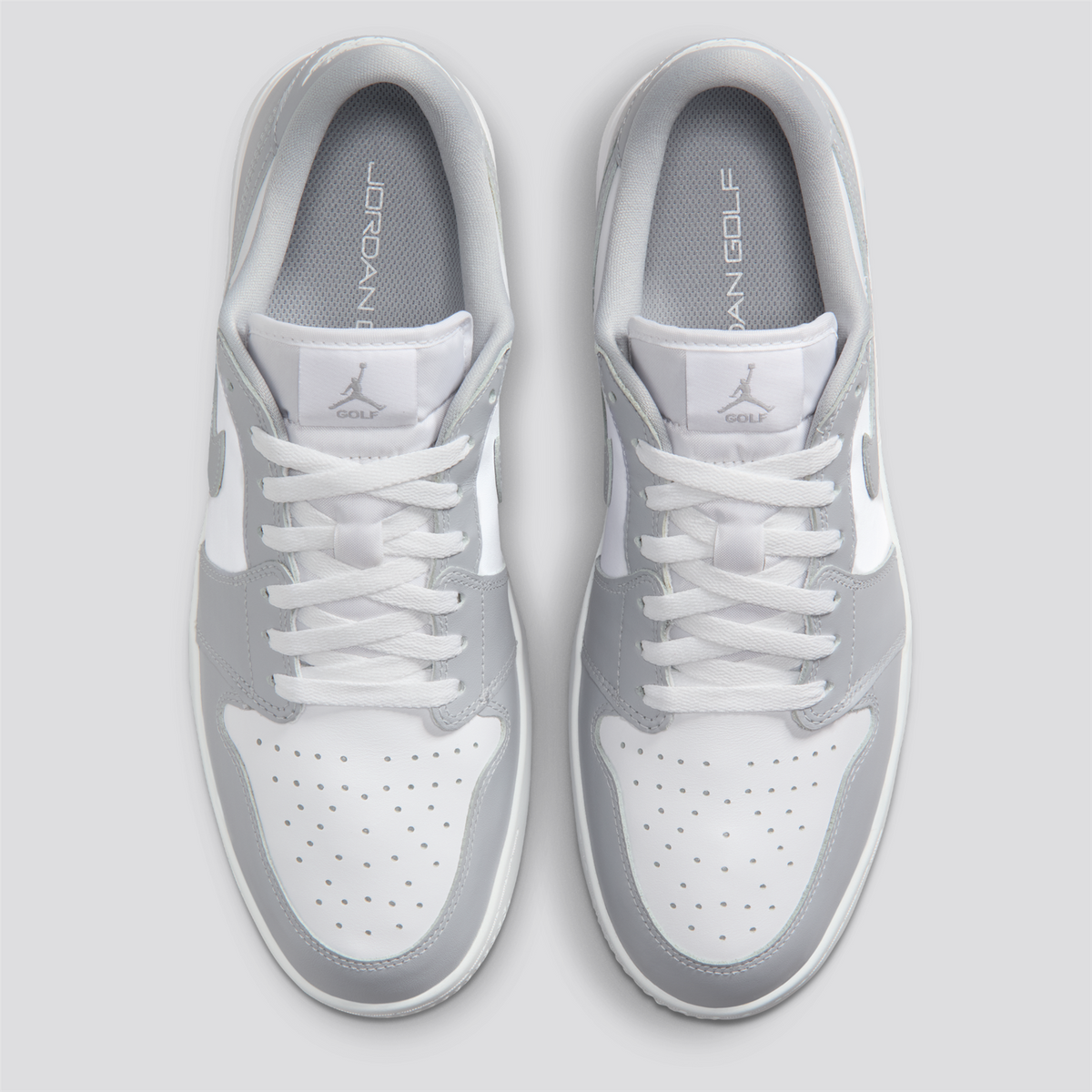 Jordan Golf Air Jordan 1 Low Spiked Golf Shoe Wolf Grey/White/Wolf