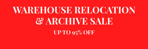 WAREHOUSE RELOCATION & ARCHIVE SALE