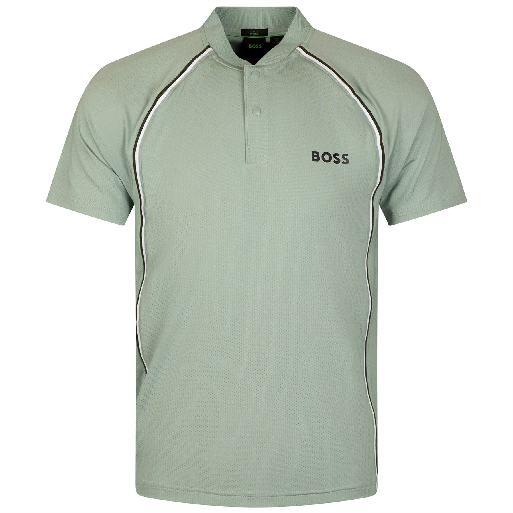 Pariq TOC Mesh Blade Collar Polo Open Green