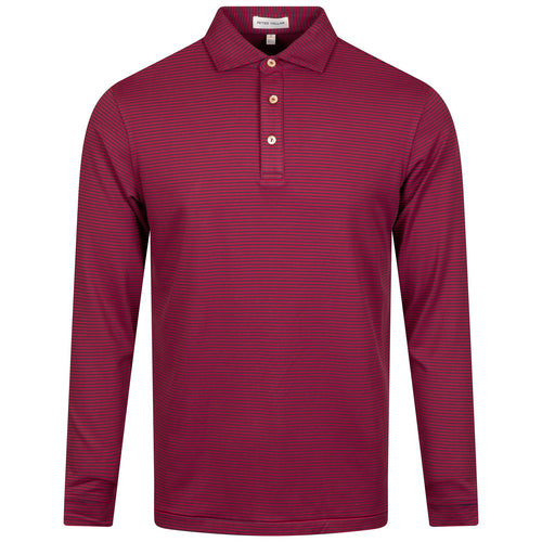 Lyons Performance Jersey LS Polo Pomegranate - AW24