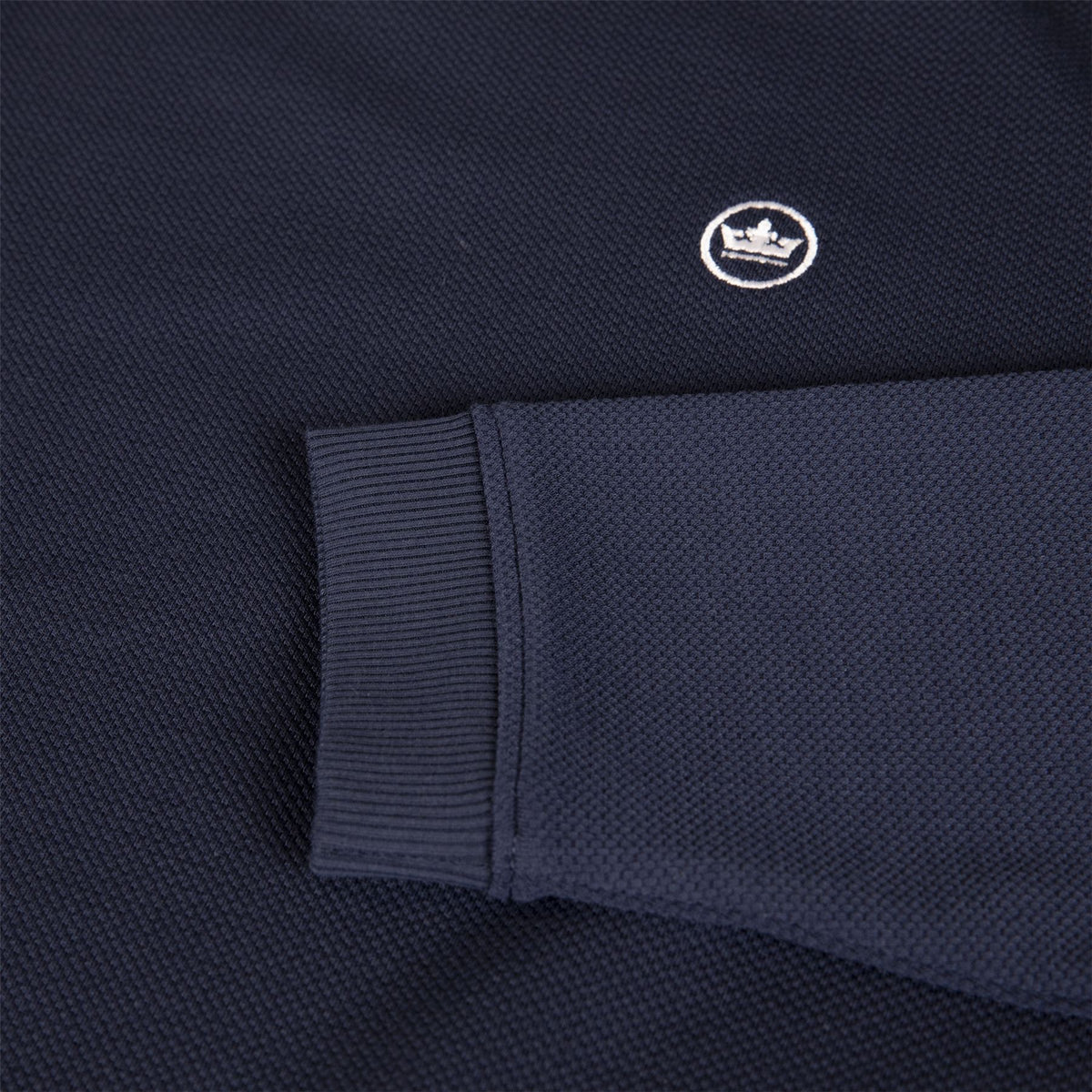 Cradle Pique Performance Crewneck Navy