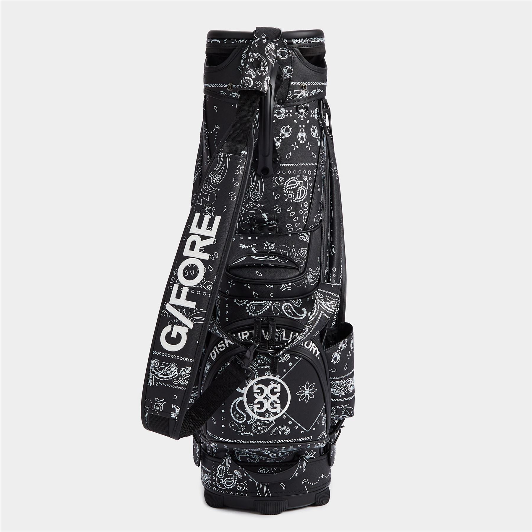 G/FORE Saffiano Boro Tour Golf Bag Onyx | Golf Bags