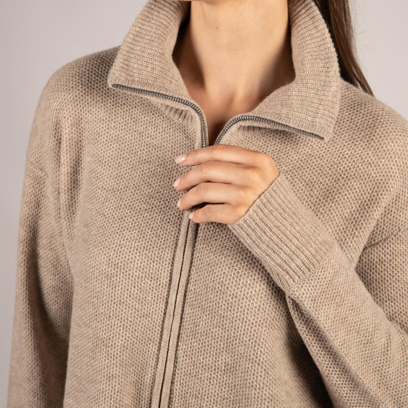 Womens Emory Full Zip Cardigan Sweater