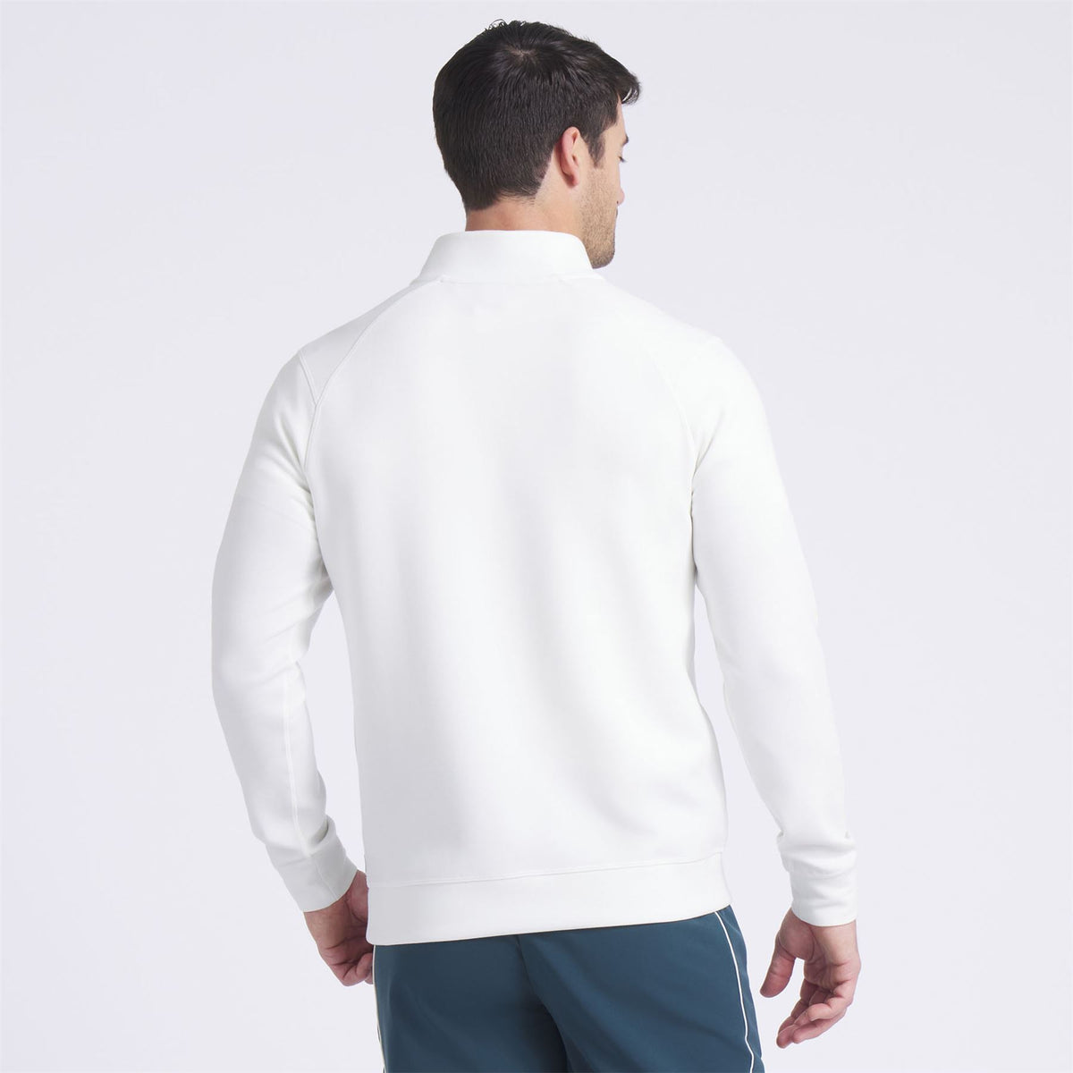 x RC Cloudspun Fleece Quarter Zip Warm White