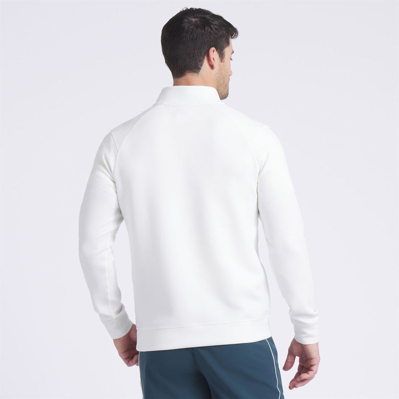 x RC Cloudspun Fleece Quarter Zip Warm White