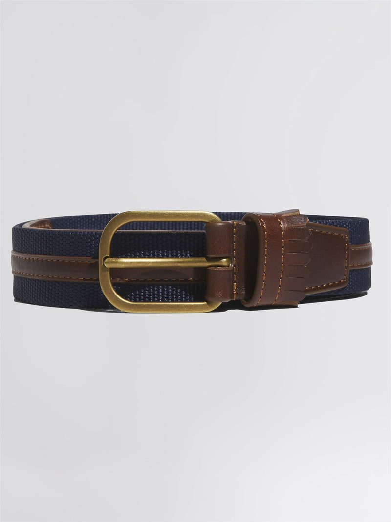 Leather Golf Belt Night Indigo