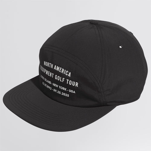 Equipment 7-Panel Flat Cap Black