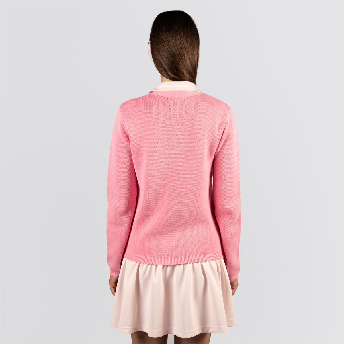 Womens Cotton Milano Cardigan Pink