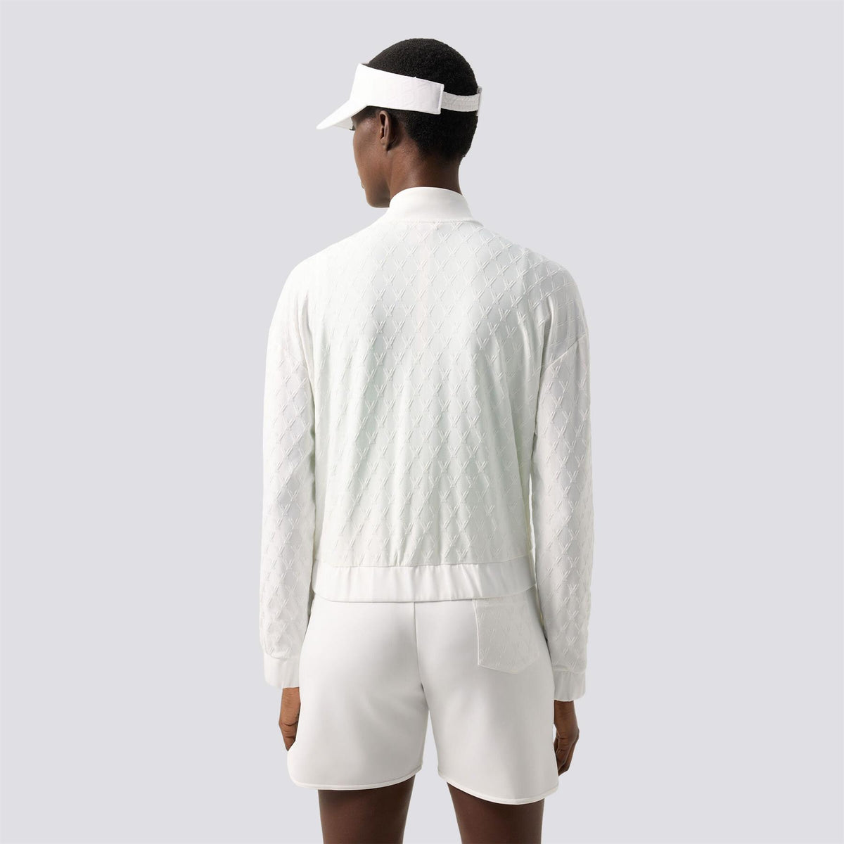Womens Aylin Full Zip Jacket Off White