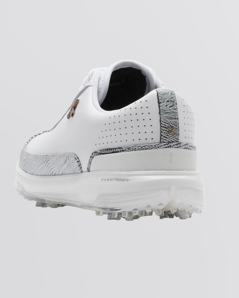 Moving Day SC RS Spiked Golf Shoes White/Black/Snake