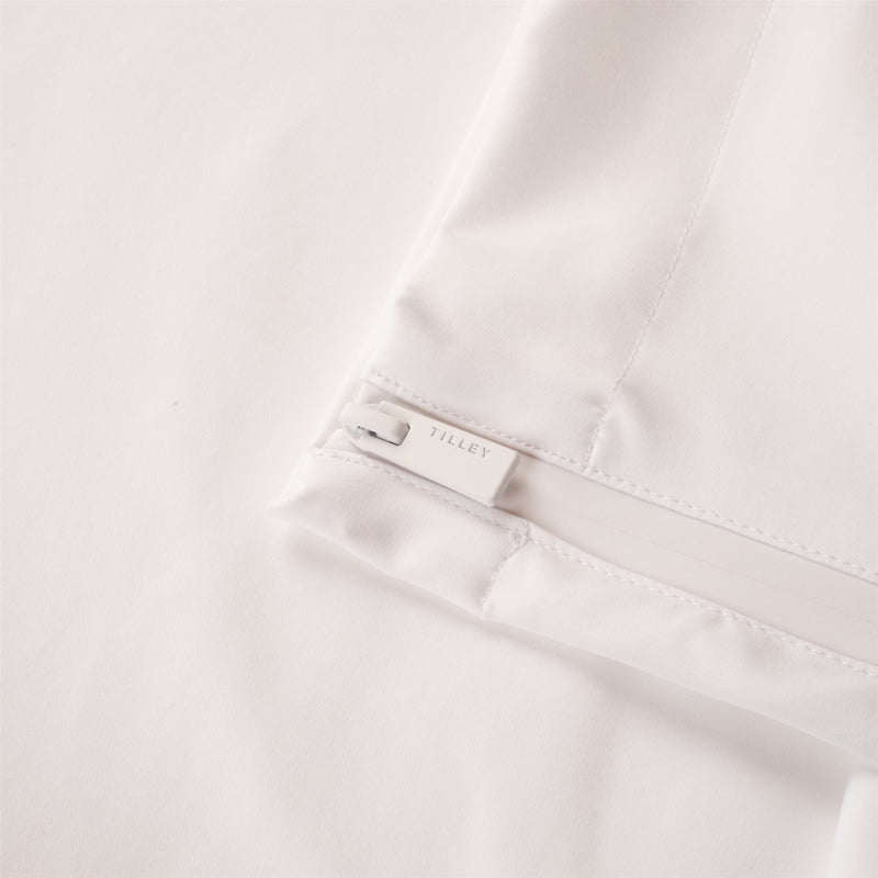Womens Slim Tech Trousers Off White