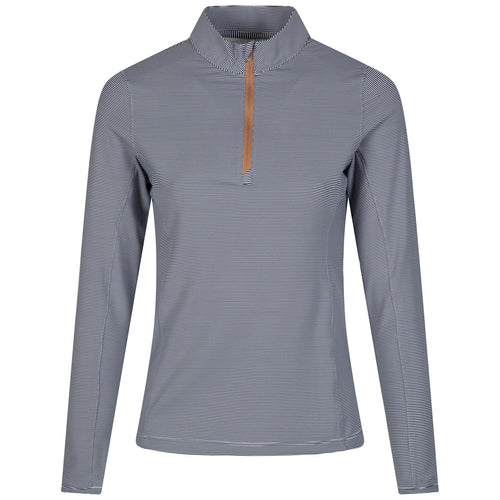 Womens Lightweight Sun Shirt Navy/White - AW23