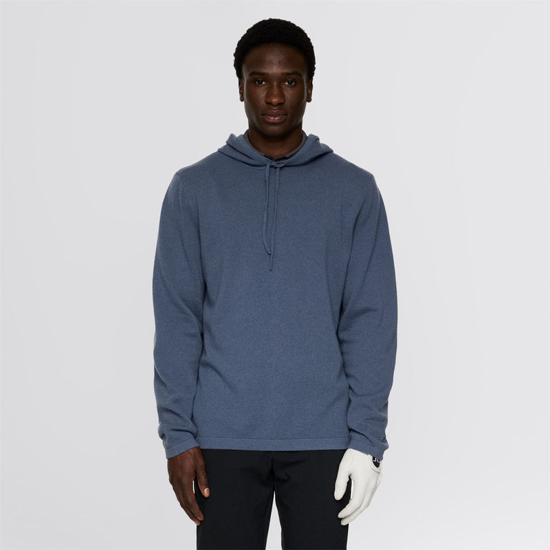Kolton Cashmere Hoodie Vintage Indigo