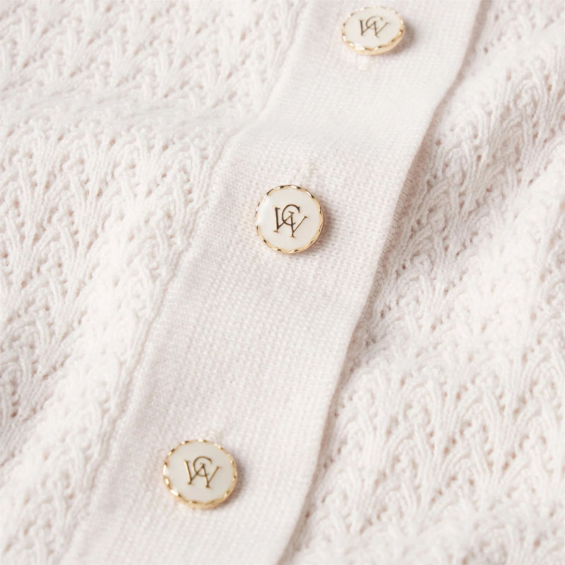Womens Victoria Polo Pinky White