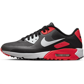 Nike Air Max 90G Iron Grey/White/Black/Infrared | Golf Shoes