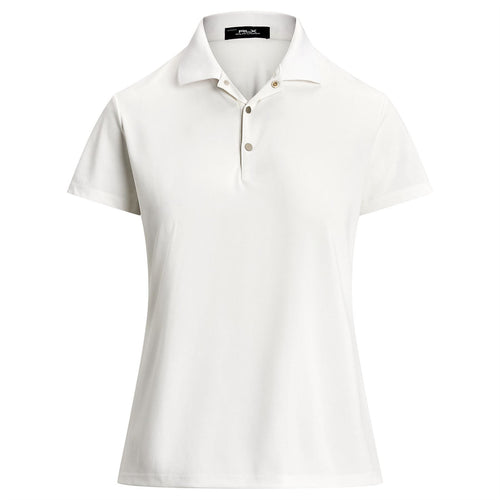 Womens RLX Classic Tour Pique Polo Ceramic White - SS25