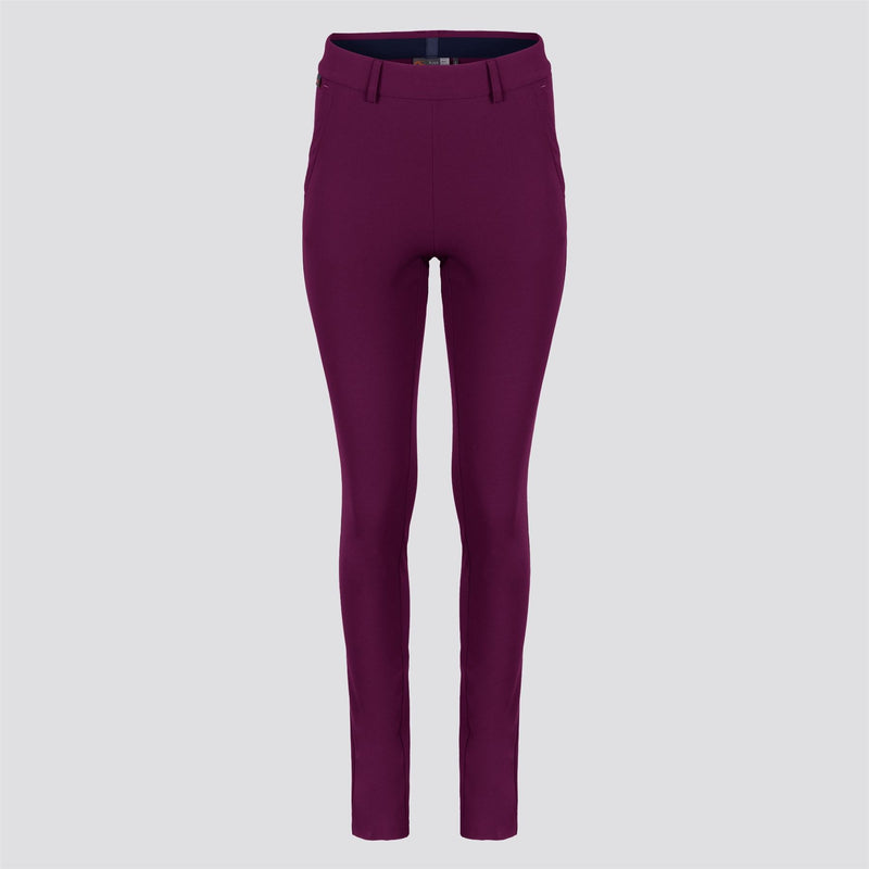 Womens Warm Stretch Treggings Deep Ruby
