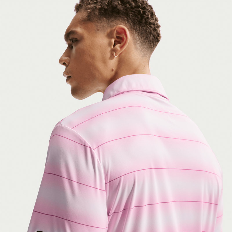Dri-FIT Par 5 Striped Polo Pearl Pink