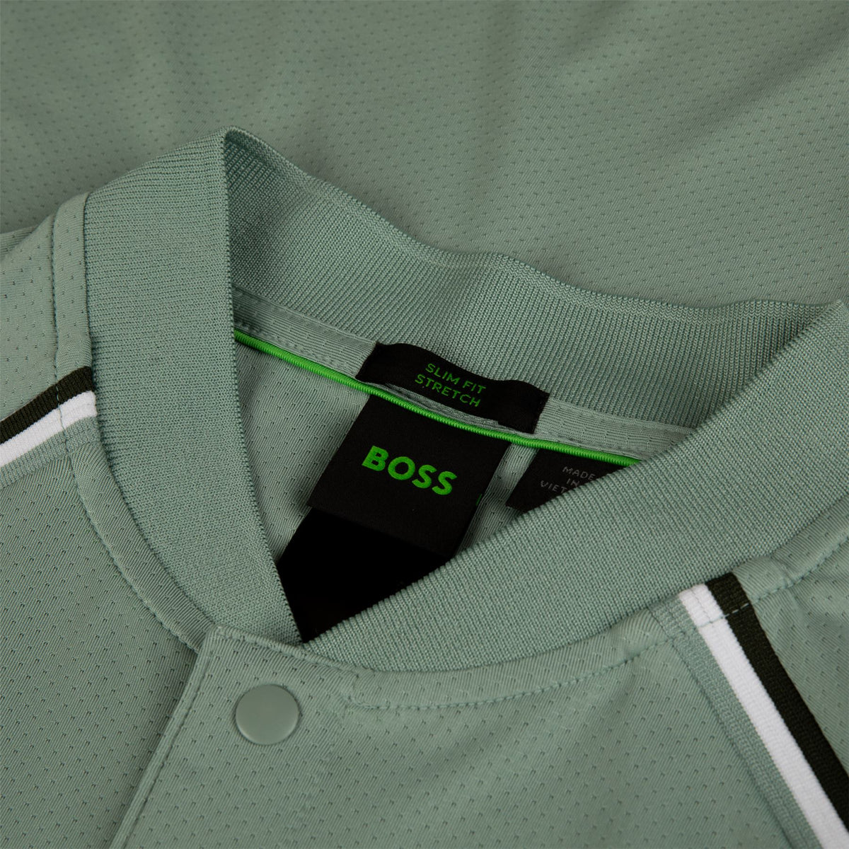 Pariq TOC Mesh Blade Collar Polo Open Green