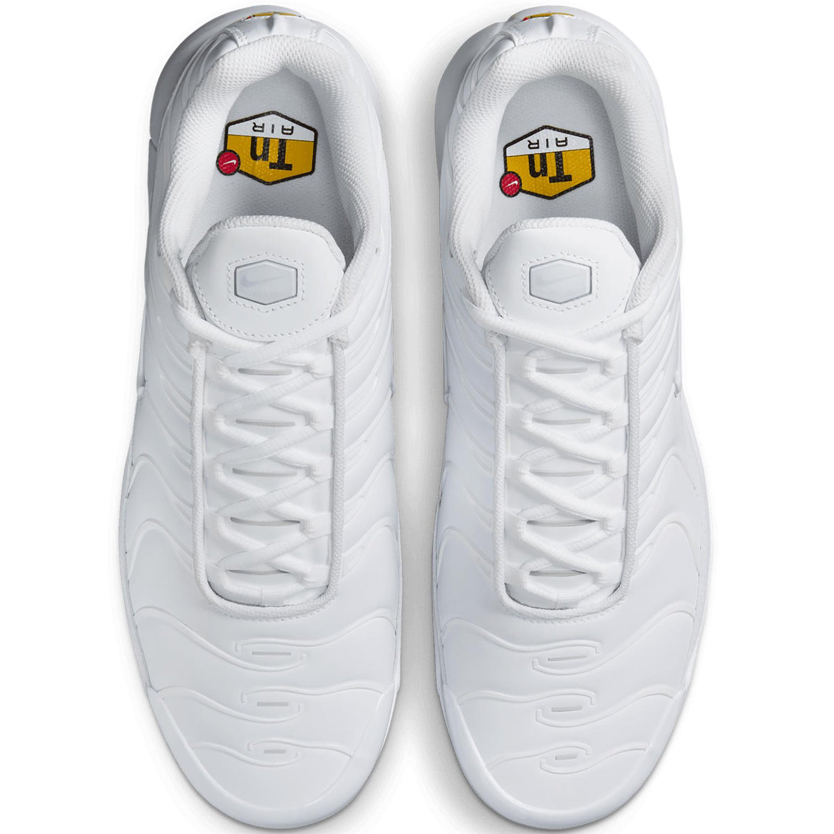 Air Max Plus Golf Shoes White/Pure Platinum/Gold/Salsa Red