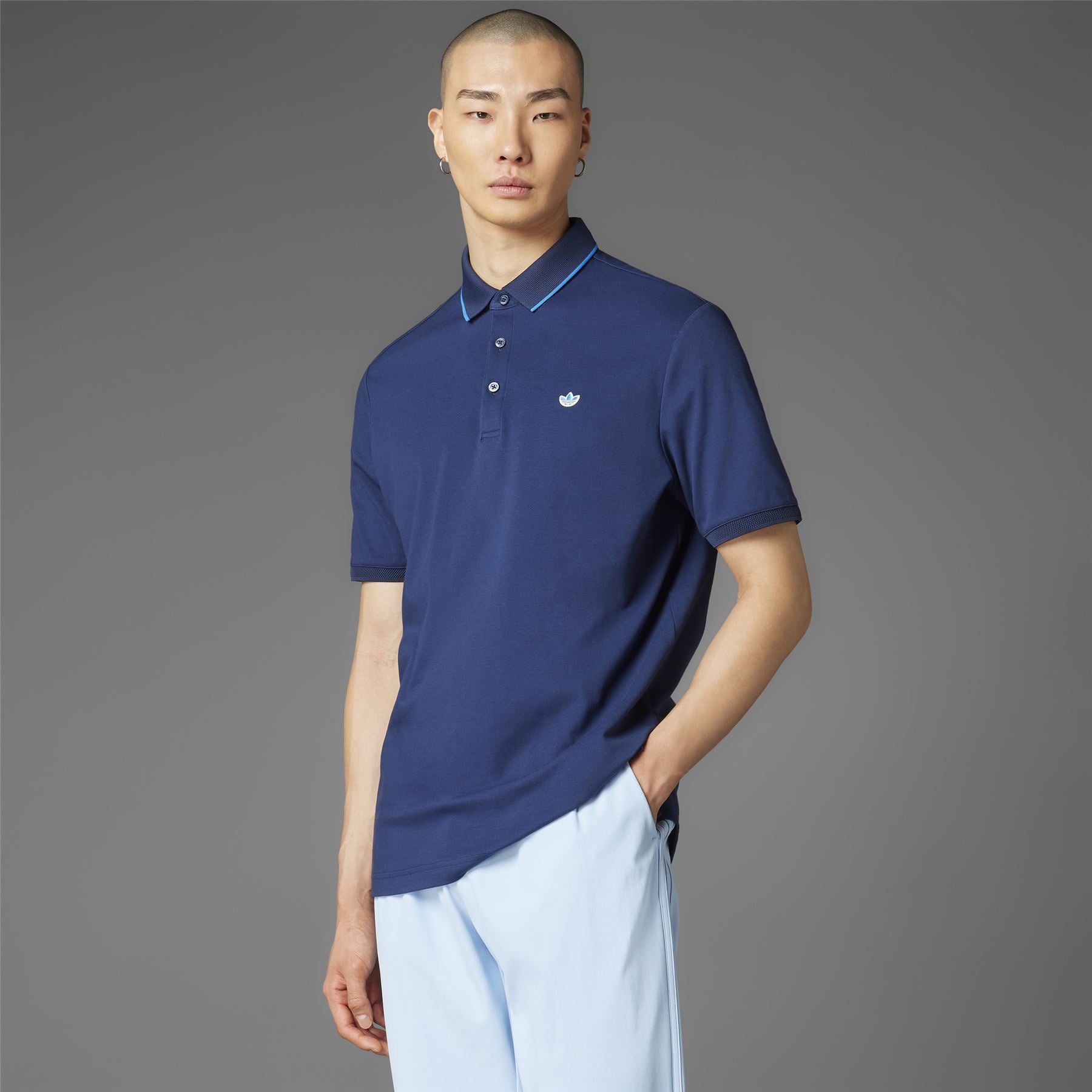 Twistknit Trefoil Polo Night Indigo