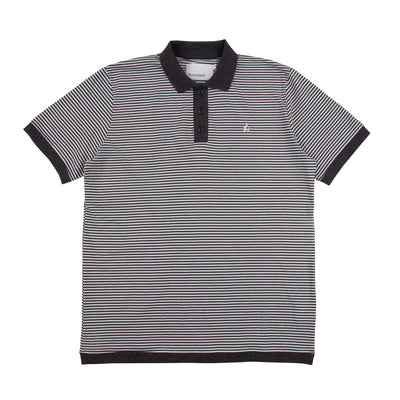 Play Well Polo Charcoal/Off White - SS23