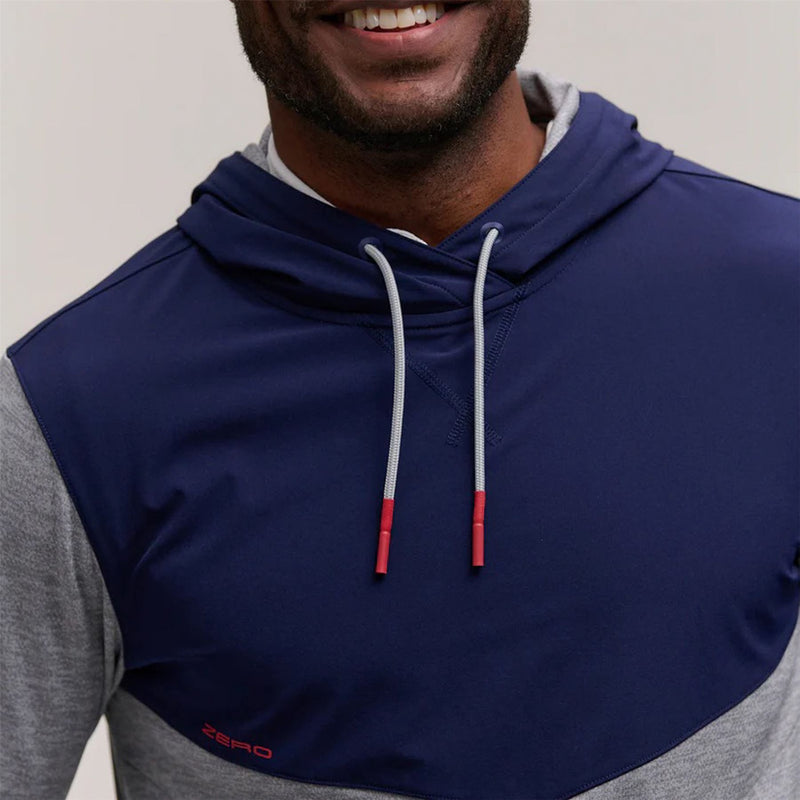 Tyson Hoodie Grey Heather/Navy