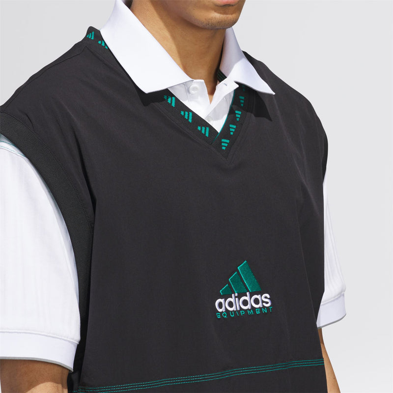 Equipment Reversible Vest Black/Green