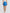 Womens Mickey Mircro Pleated Skort Blue Starling