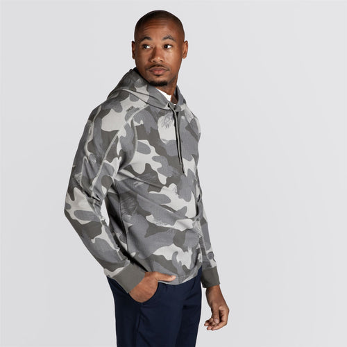 RLX Tech Waffle Knit Sweatshirt Perfect Gray Bush Camo