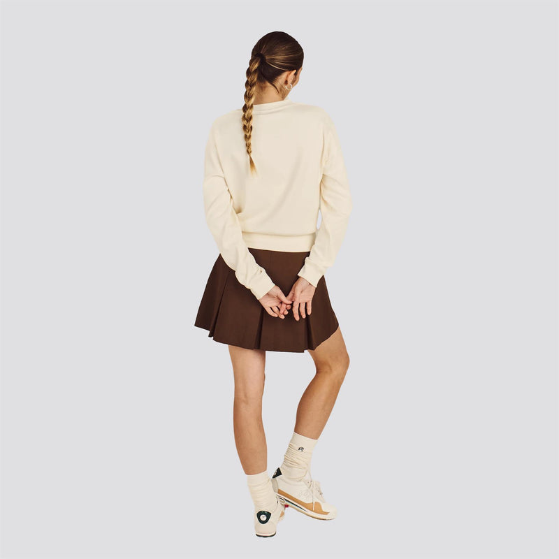 Womens Abbey Crewneck Sweatshirt Ivory