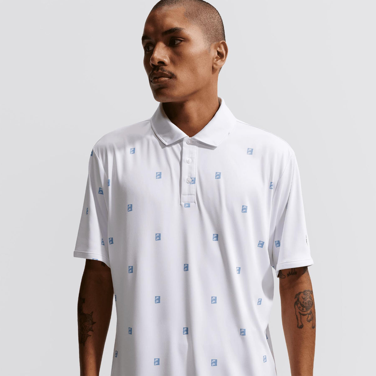 Dri-FIT Par 5 Polo White/Work Blue