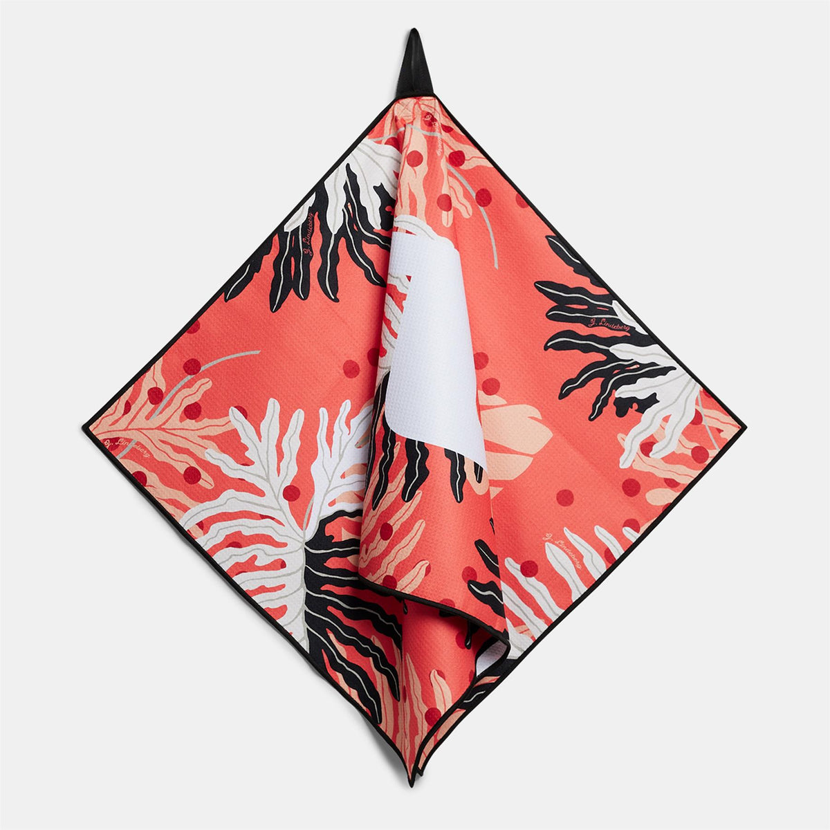 JL Bridge Towel Paradise Monstera Coral