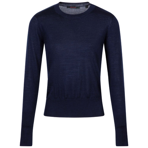 Womens Light Weight Leith Sweater Maltese Blue - SS25