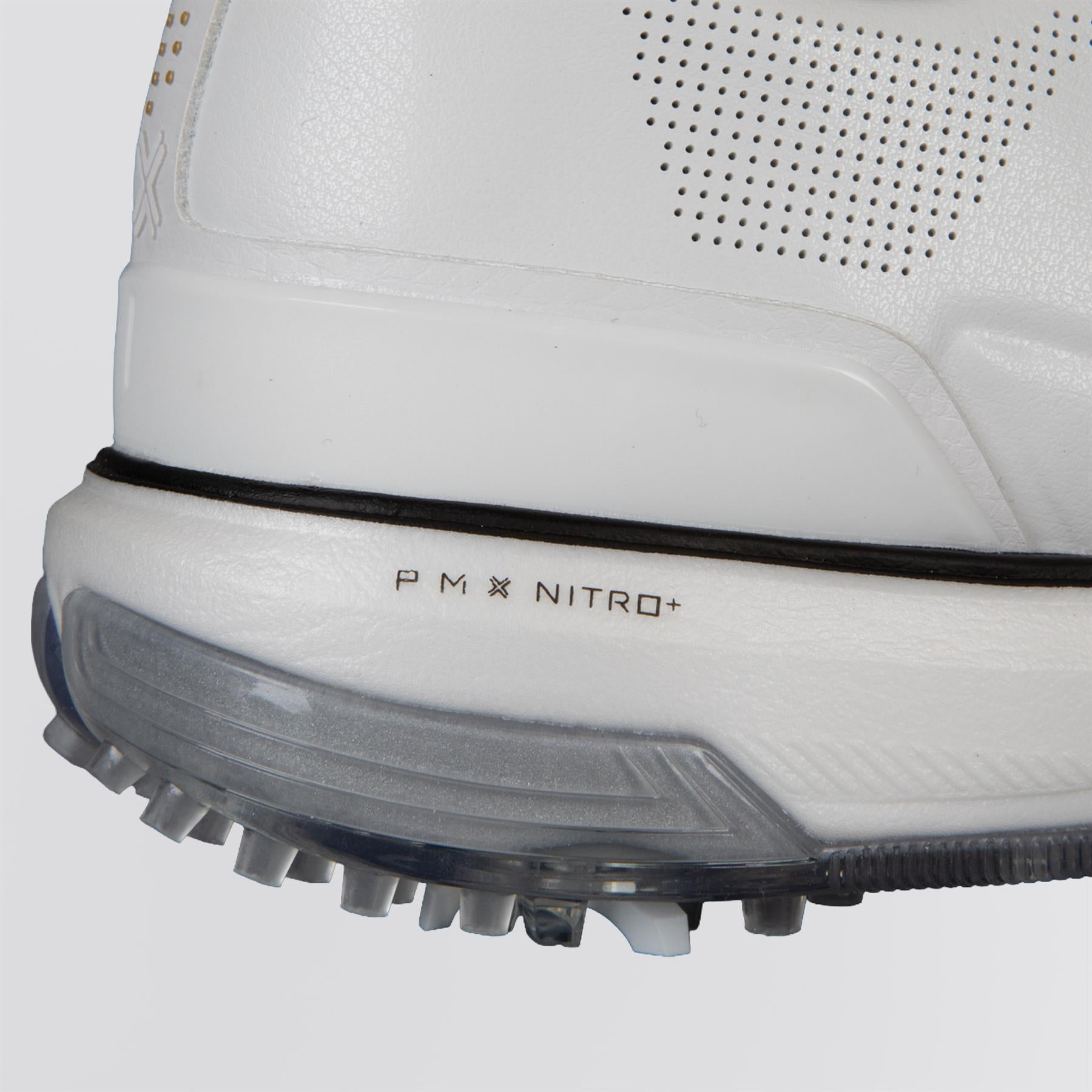 PAYNTR Eighty Seven SC Spiked Golf Shoe White/Black/Gold