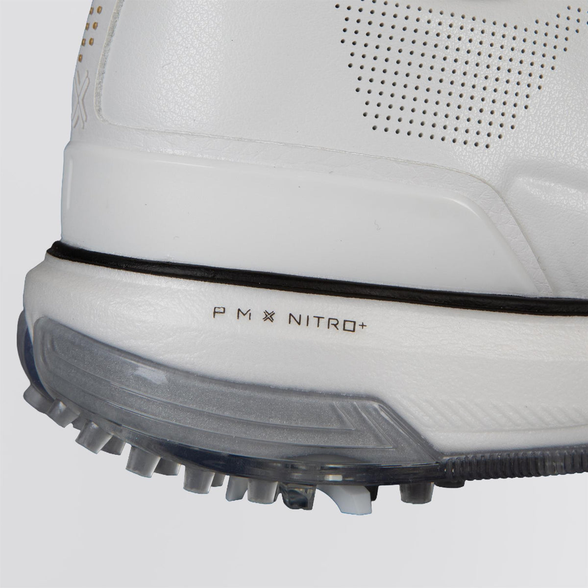 Eighty Seven SC Spiked Golf Shoes White/Black/Gold