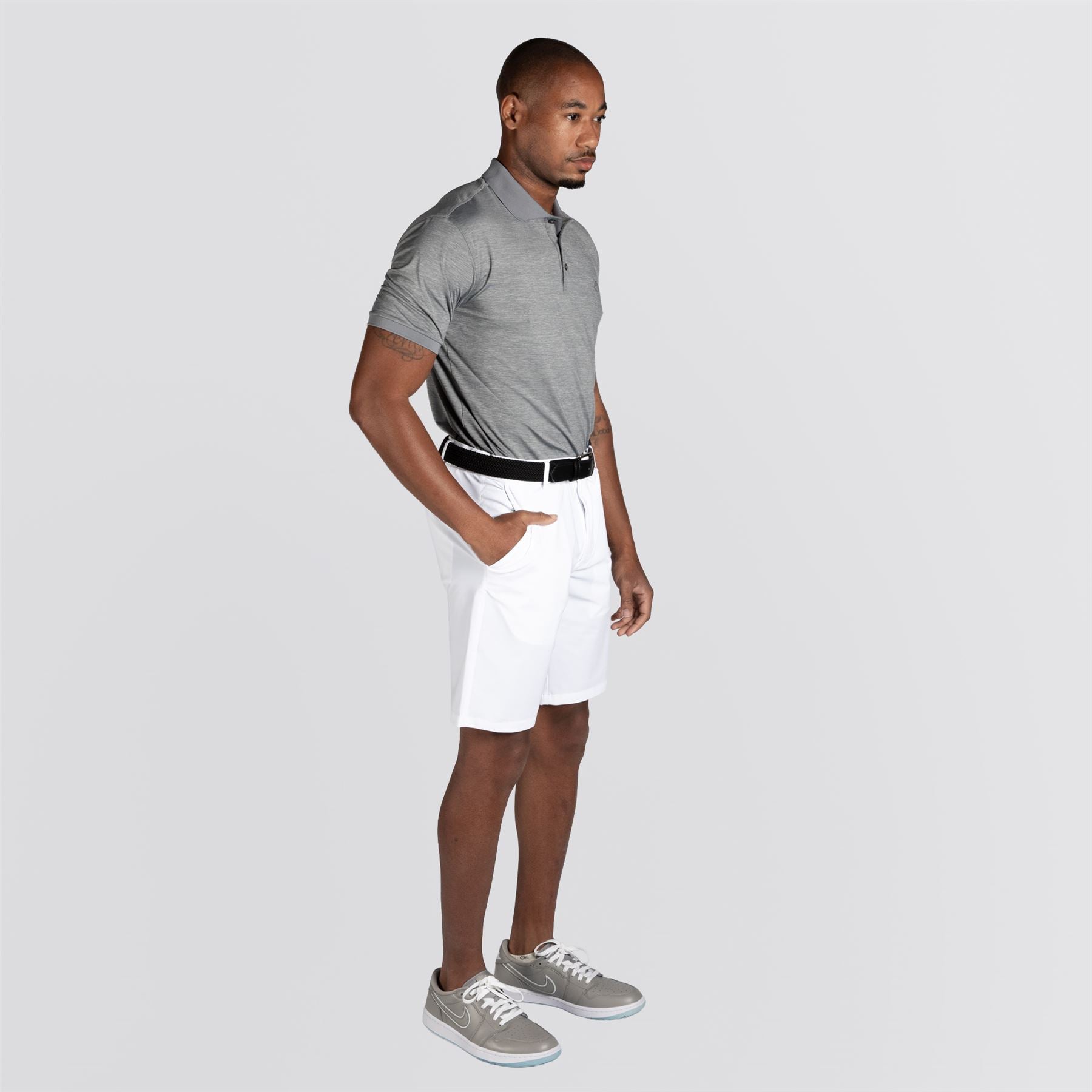 Greyson Guide Sport Polo Light Gray Heather – TRENDYGOLFUSA.COM