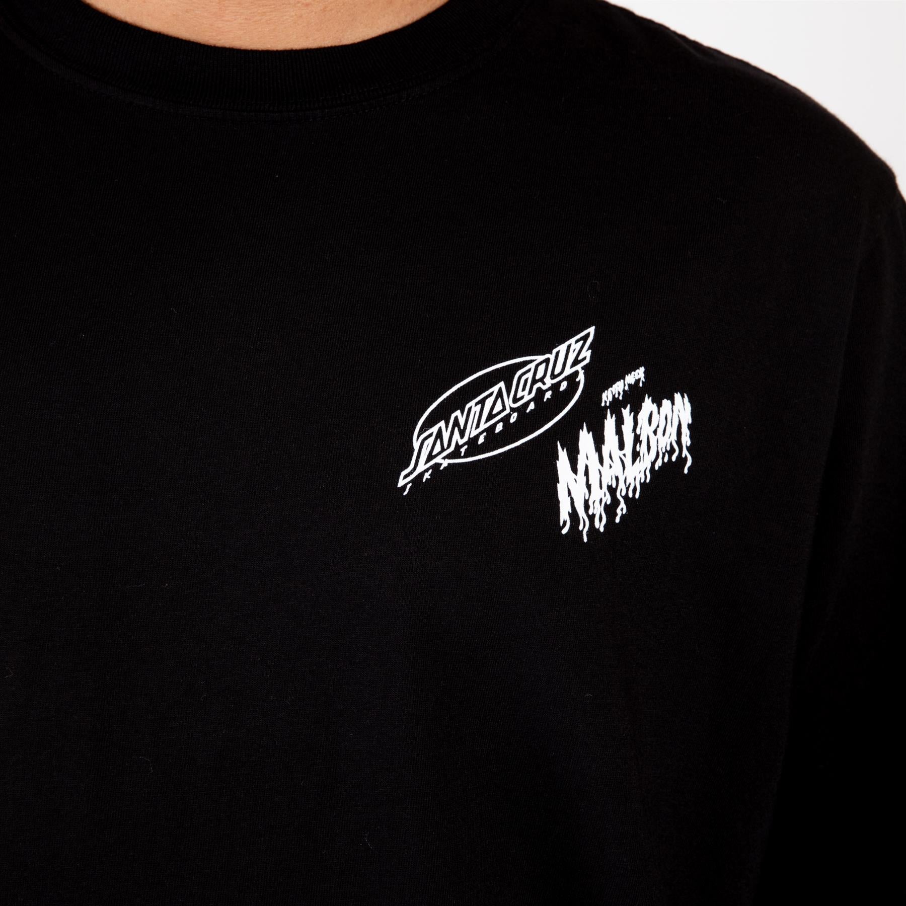 Malbon x Santa Cruz Bermuda Slasher Tee Malbon Black | TRENDYGOLF USA