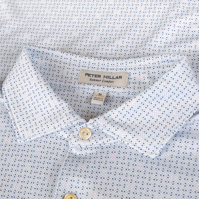 Ashgrove Performance Jersey Polo Stream Blue