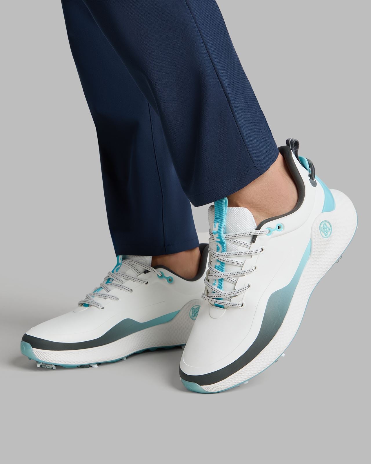 G/FORE Men's MG4+ O2 Gradient G/LOCK Shoes Snow/Cenote