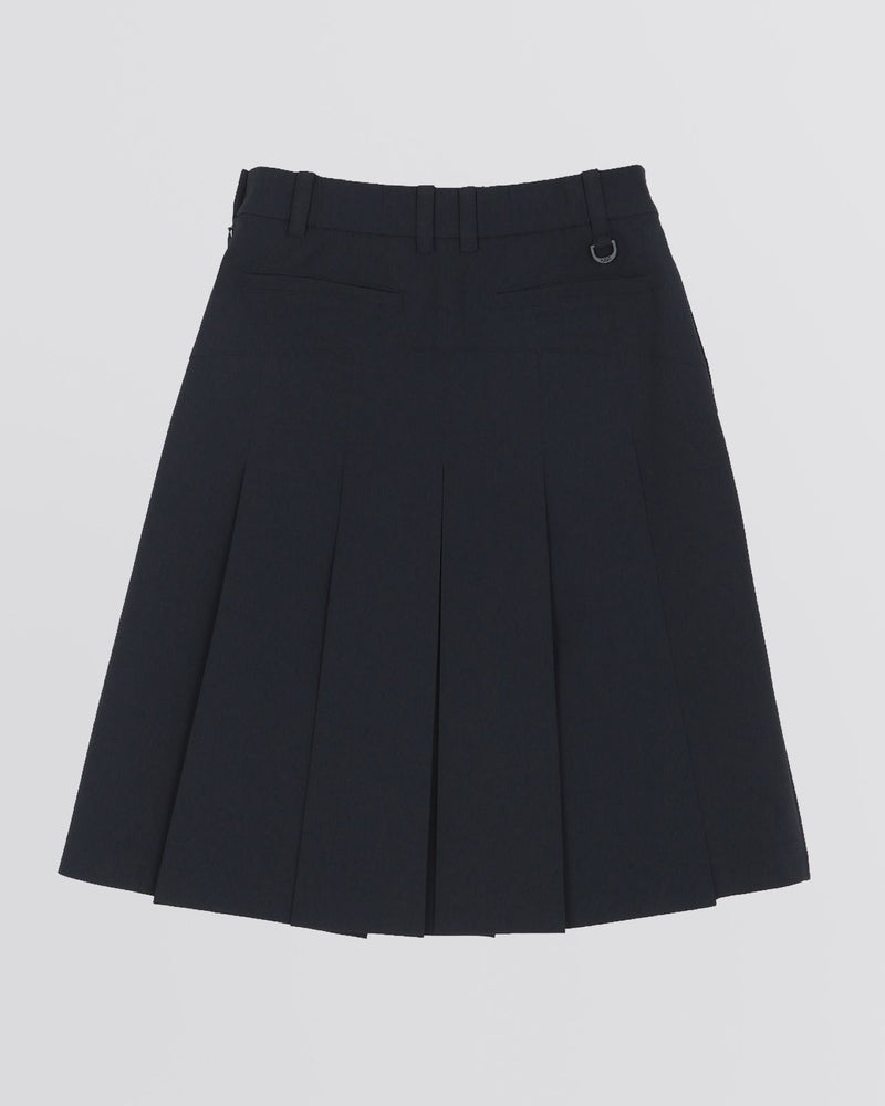 Leana Midi Pleated Skirt Marine