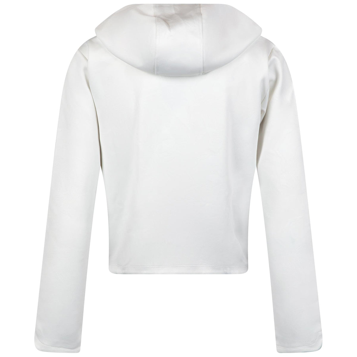 Womens Tulip Hoodie Cream Debossed Crane