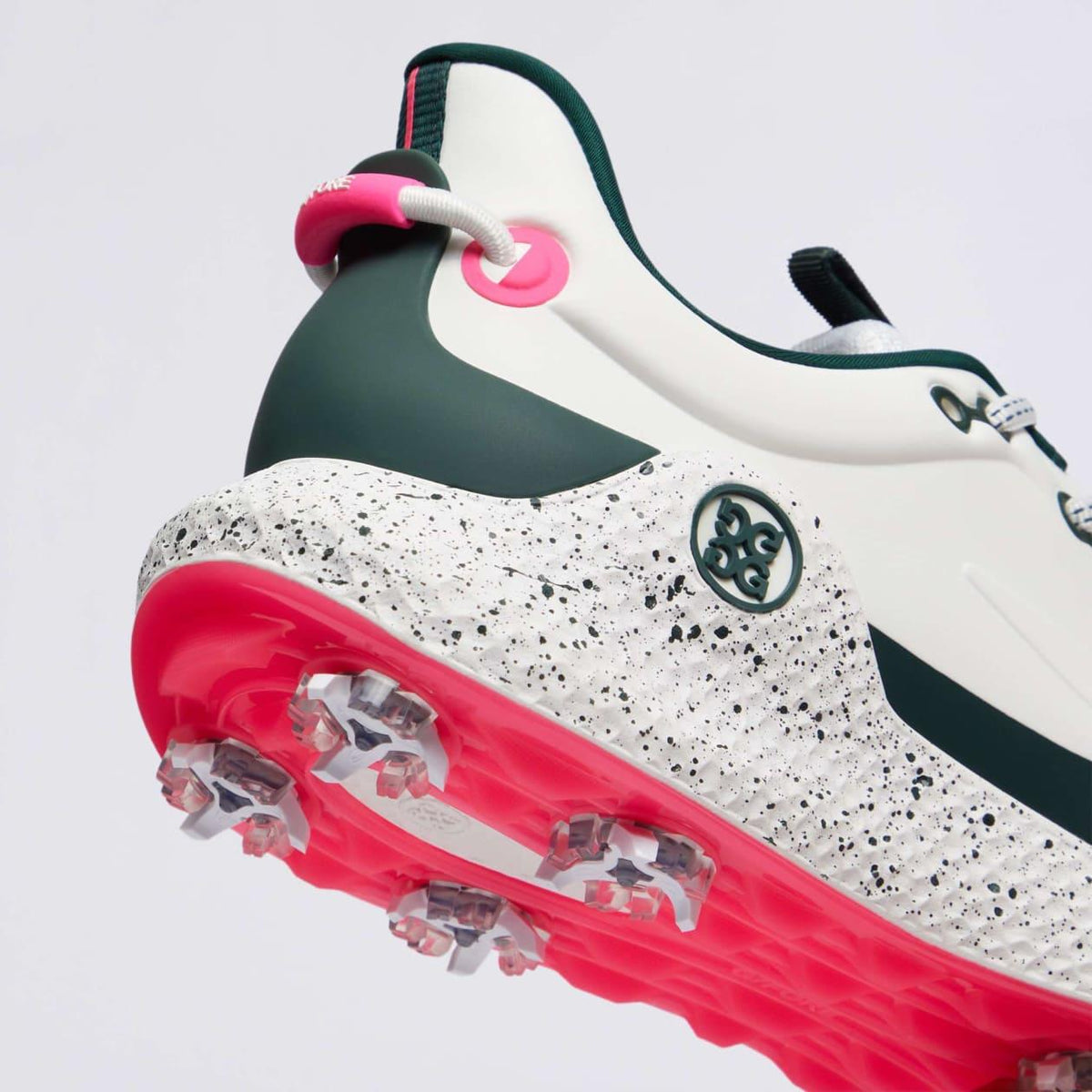 MG4+ O2 G/Lock Perforated Golf Shoes Pine/Knockout Pink
