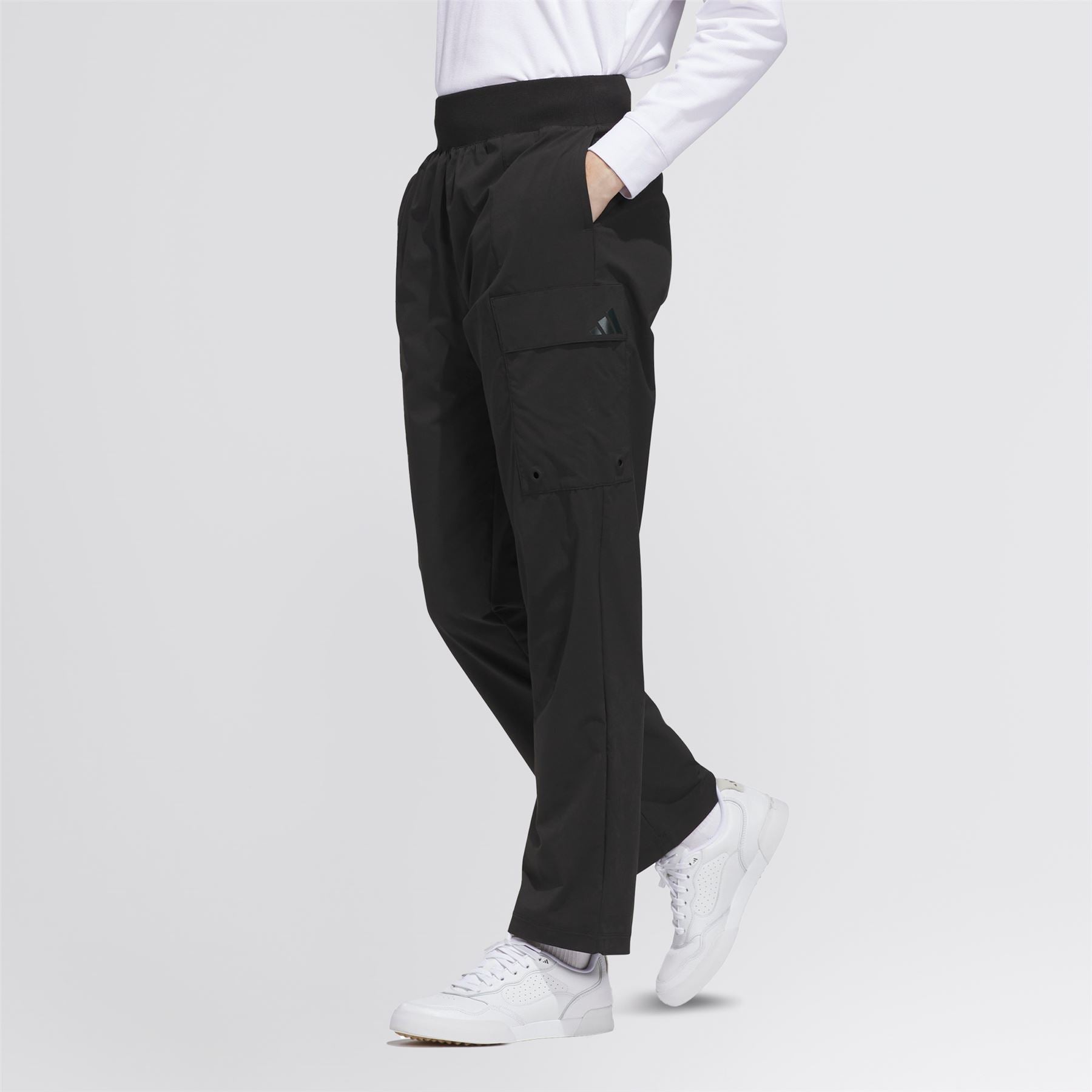 Womens Beyond The Course Twistweave Lined Cargo Pants Black