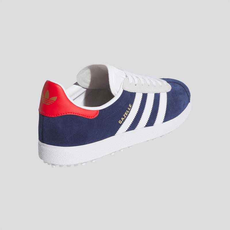 Gazelle Spikeless Golf Shoes Dark Blue/Footwear White/Pure Ruby